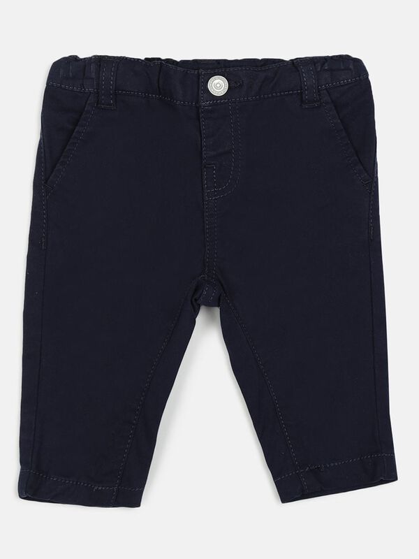 Twill Long Trousers -Navy image number 0